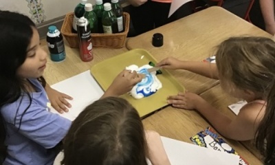 Foam Painting