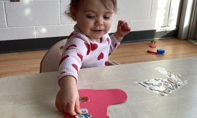 Decorating our Christmas Stockings 