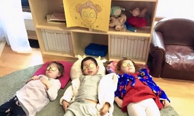 Our relaxing spa day!