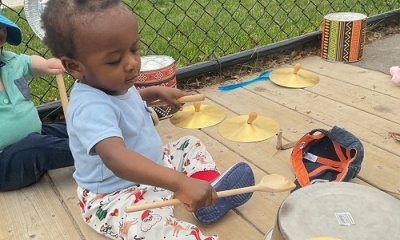 Infant Playground Drum Session