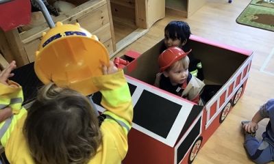 Hurry, Hurry, Drive the Firetruck Toddlers!