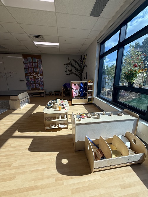 classroom near windows