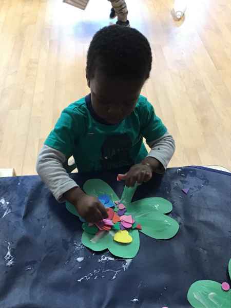 child doing St. Patrick