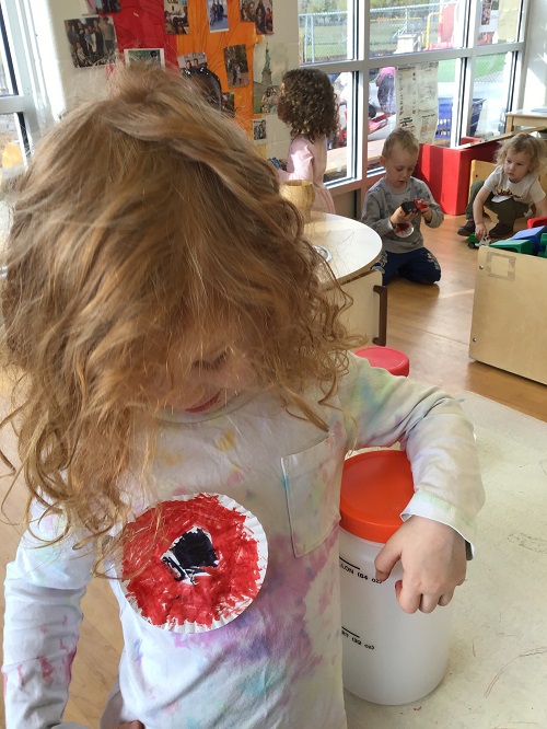 girl with poppy