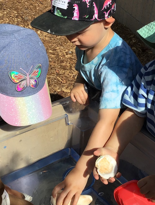 toddlers outside playing
